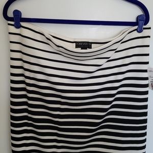 Plus size forever 21 Stripped skirt